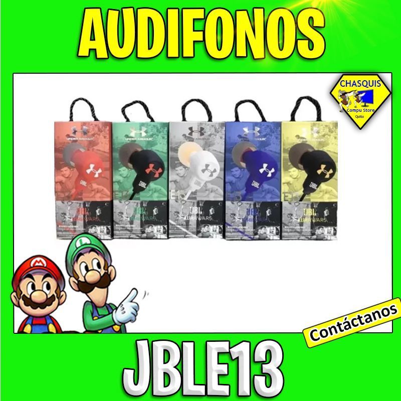 AUDÍFONOS JBL E13 VARIOS COLORES