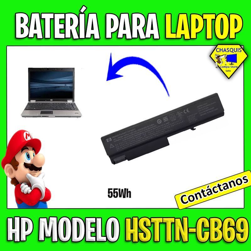 BATERIA LAPTOP HP MODELO HSTTN-CB69 55Wh ORIGINAL
