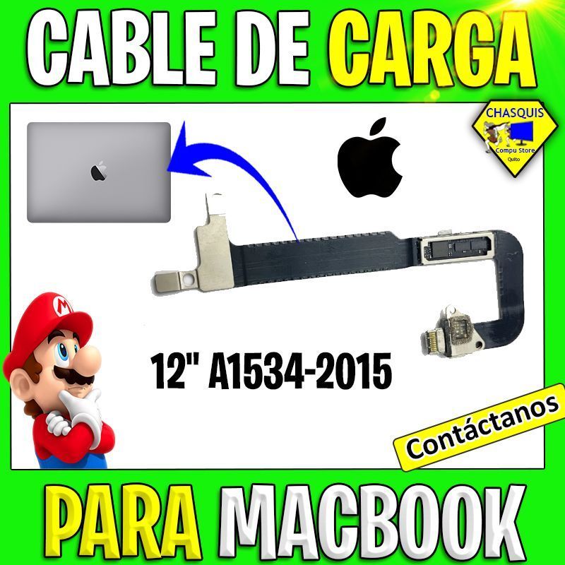 CABLE / CONECTOR DE CARGA /ALIMENTACIÓN PARA MACBOOK RETINA 12" A1534-2015