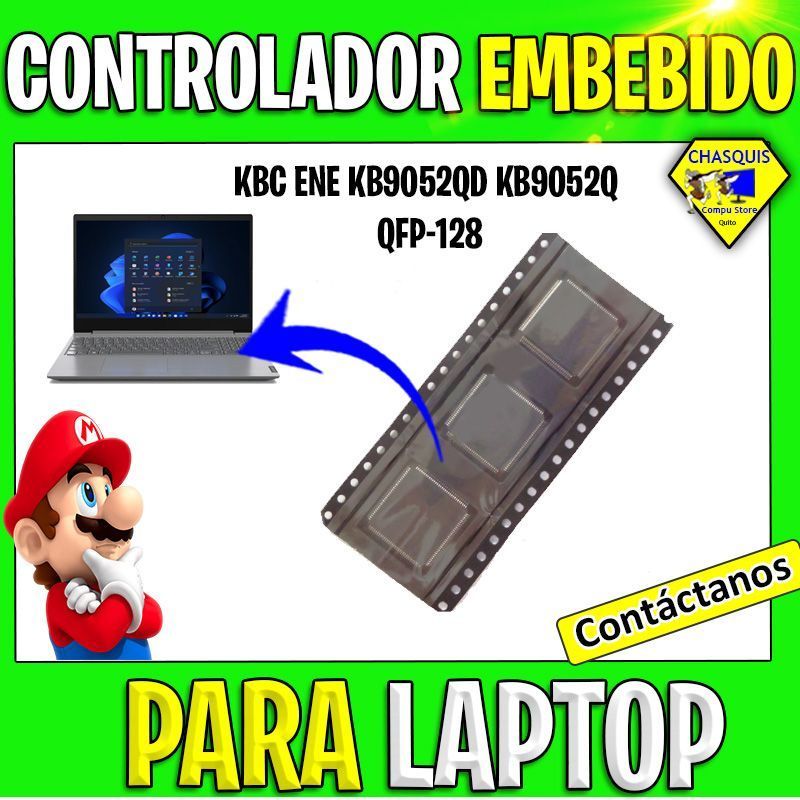 CONTROLADOR EMBEBIDO LAPTOP KBC ENE KB9052QD KB9052Q QFP-128