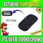 ESTUCHE TIPO BOLSA PARA PSVITA/ PS VITA 1000 Y 2000 COLO NEGRO