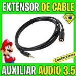 EXTENSOR DE CABLE AUXILIAR DE AUDIO DE 3.5