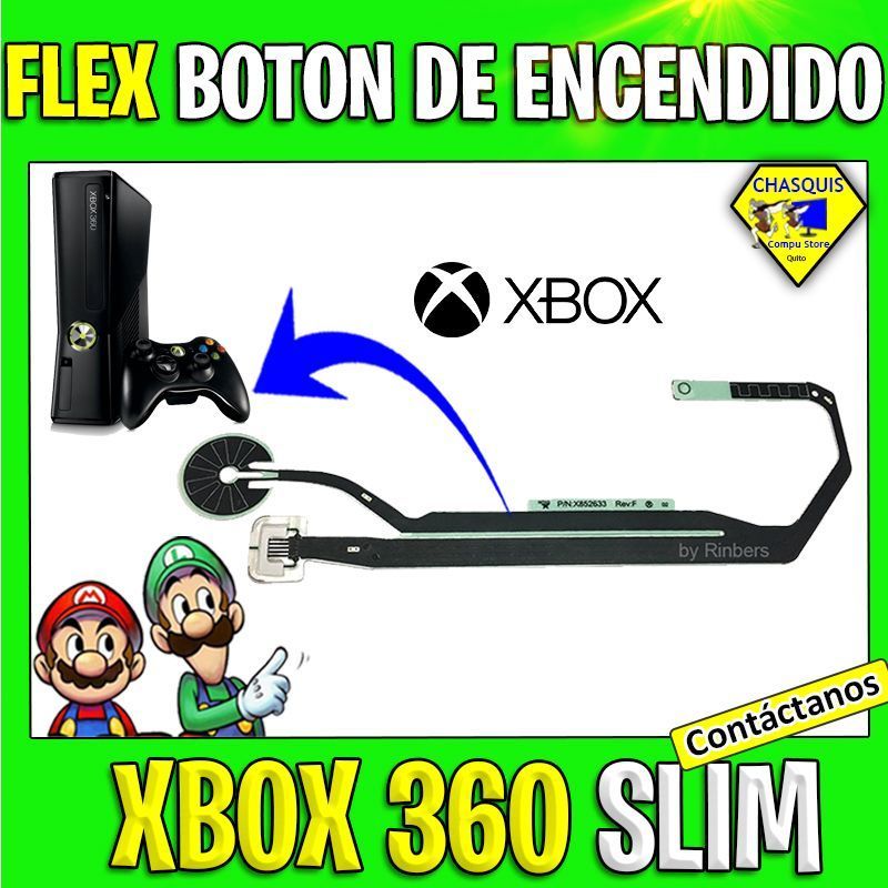 FLEX BOTON DE ENCENDIDO XBOX 360 SLIM