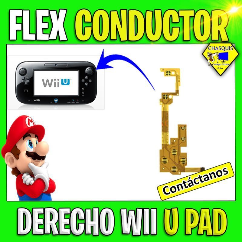 FLEX MEMBRANA CONDUCTORA DERECHA WII U PAD