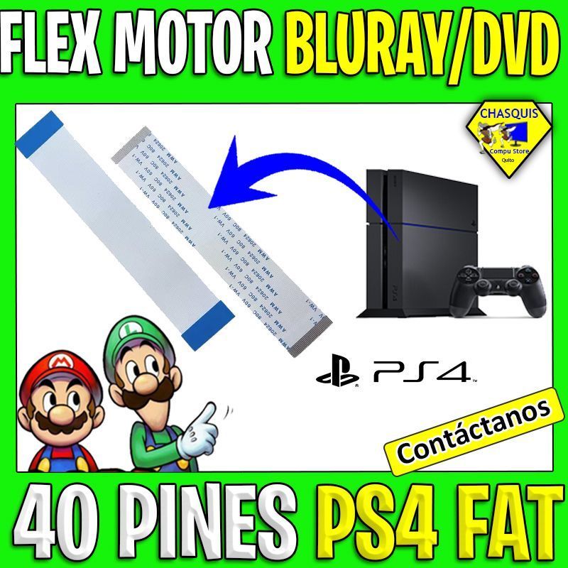 FLEX DE LENTE LASER BLURAY/DVD 40 PINES PARA PS4 FAT