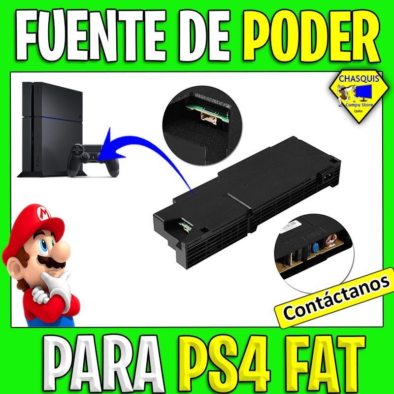 FUENTE PS4 FAT BOTÓN ADP-200ER/ N14 200P1A