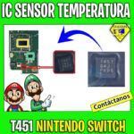 IC SENSOR DE TEMPERATURA T451 PARA NINTENDO SWITCH/ TMP451AIDQFR/  TMP451AIDQFT