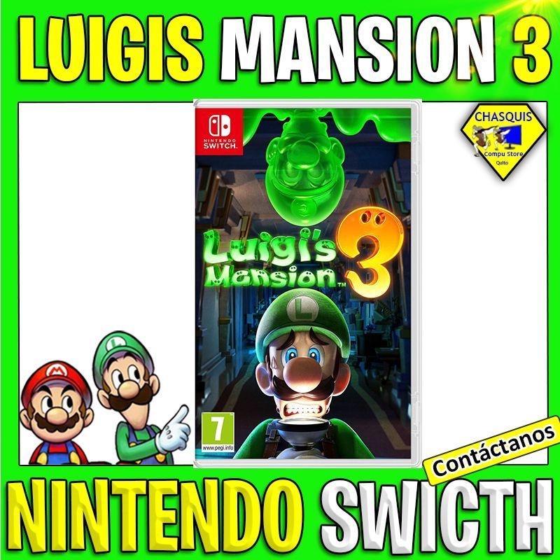 JUEGO DE NINTENDO SWITCH LUIGIS MANSION 3