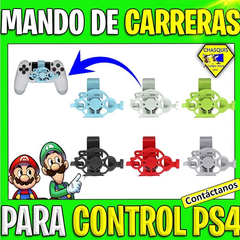 MANDO DE CARRERAS PORTATIL PARA CONTROL PS4