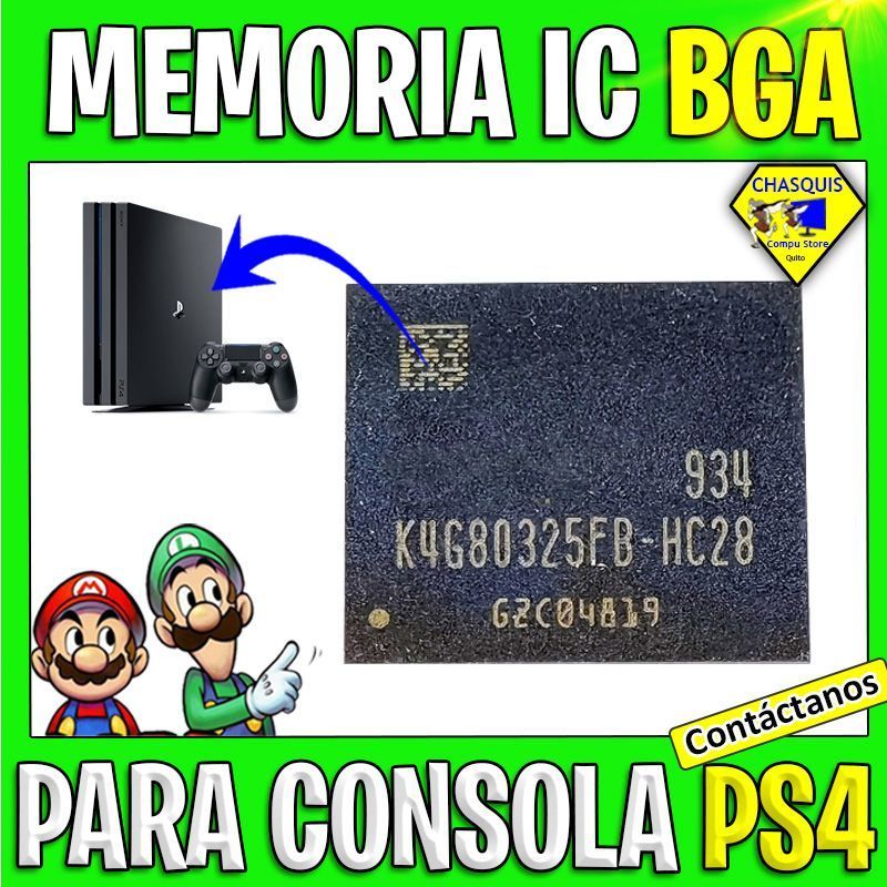 MEMORIA IC BGA PARA PS4 SAMSUNG K4G80325FB-HC28