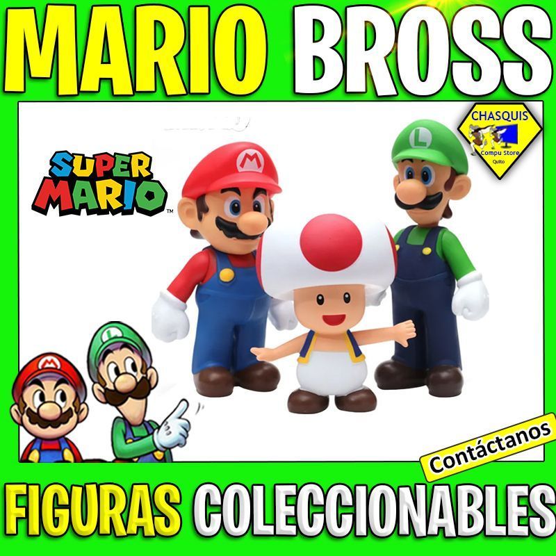 MUÑECOS DE SUPER MARIO BROS