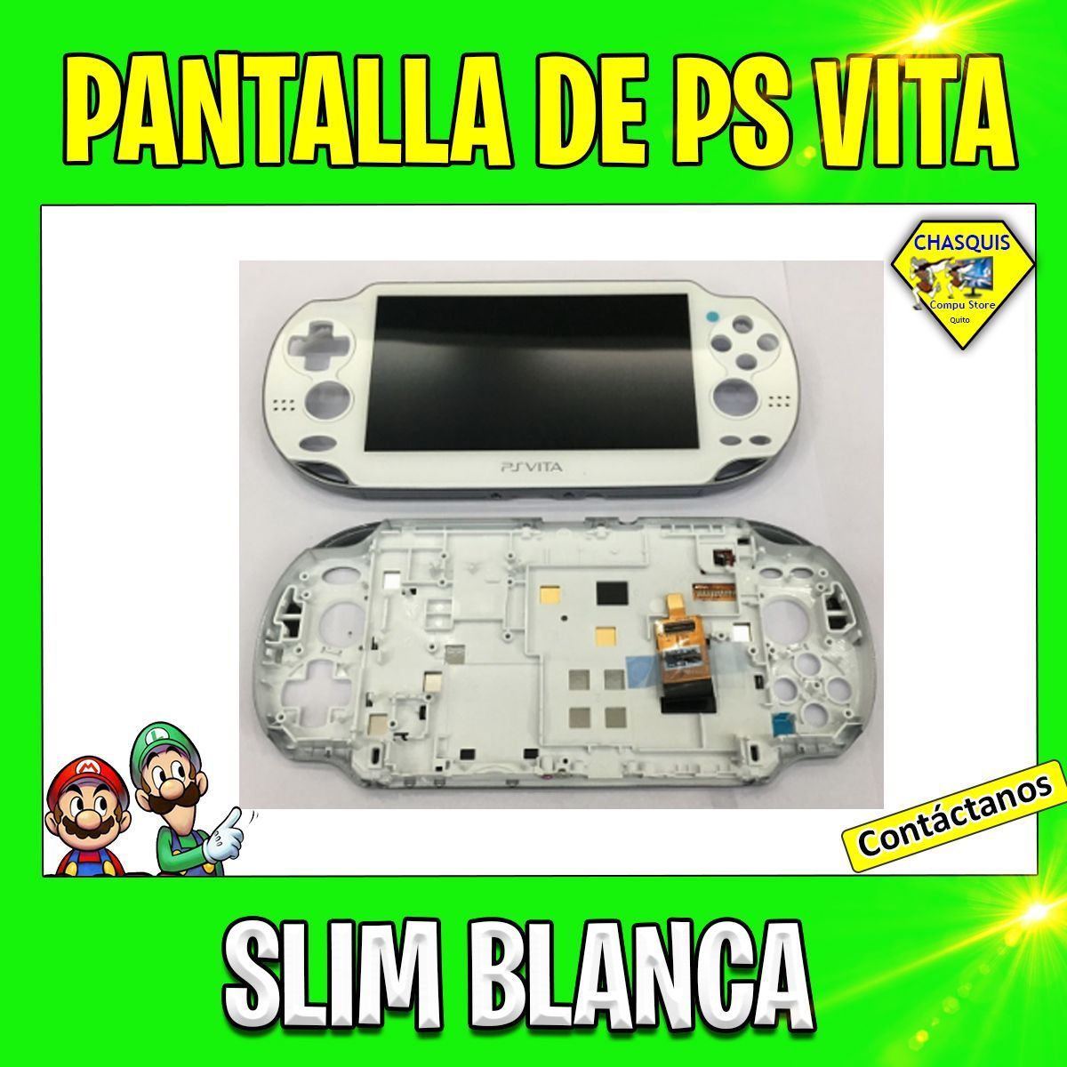 PANTALLA DE PSVITA SLIM /PS VITA 2000 BLANCA