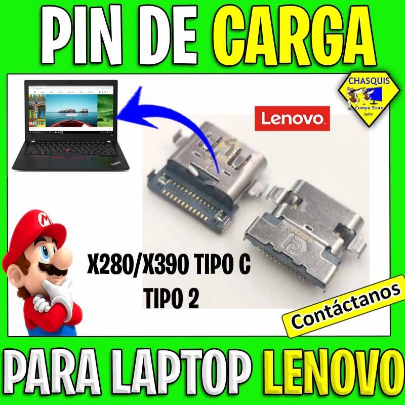PIN DE CARGA PARA LENOVO X280/ X390 TIPO C TIPO 2