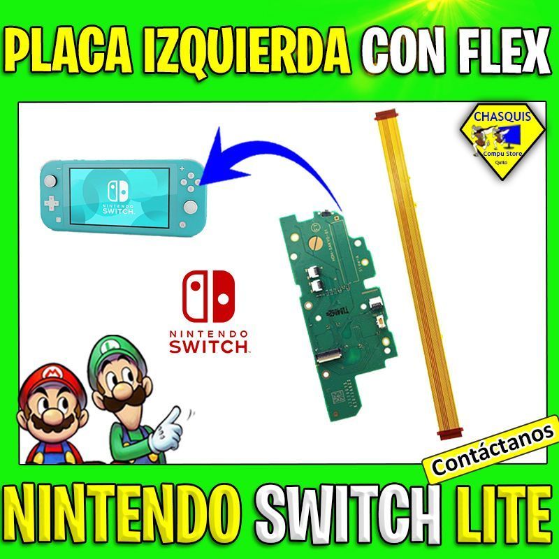 PLACA IZQUIERDA CON FLEX PARA NINTENDO SWITCH LITE