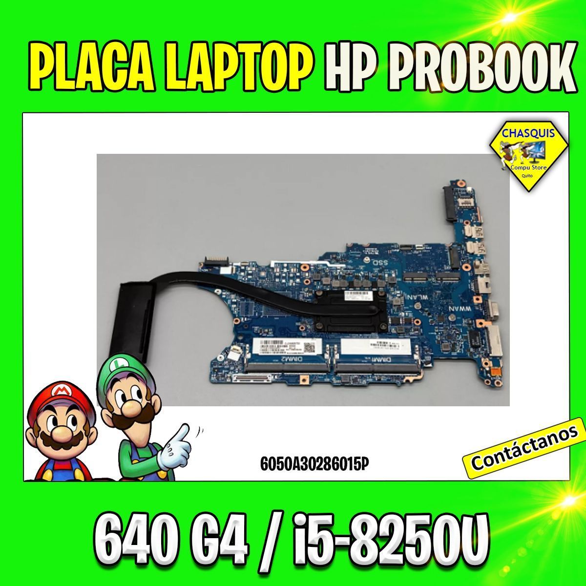 PLACA LAPTOP REFURBISHED HP PROBOOK 640 G4 I5-8250U 6050A3028601