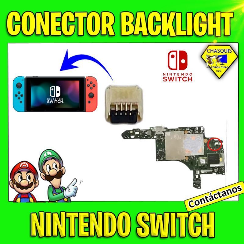CONECTOR/ RANURA FLEX BACKLIGHT NINTENDO SWITCH