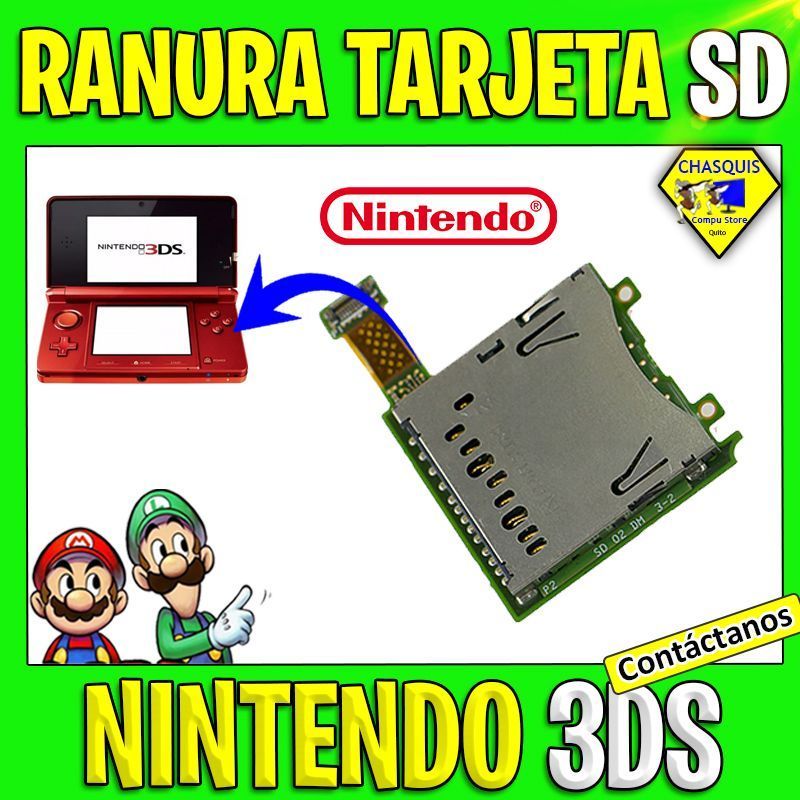 RANURA PARA TARJETA SD PARA NINTENDO 3DS
