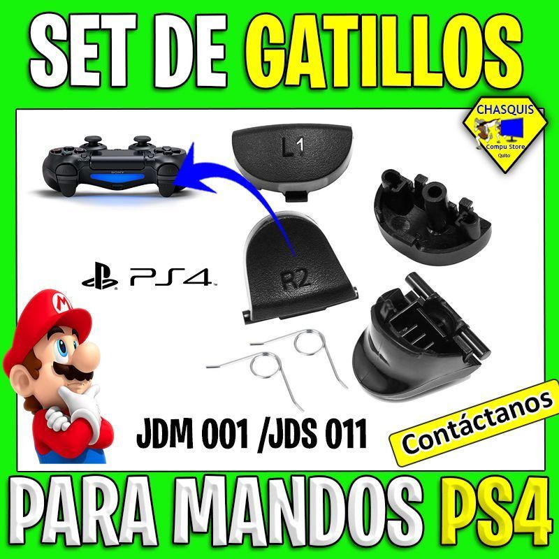 SET DE GATILLOS PARA PS4 PRIMERA GENERACION JDM 001 JDS 011