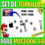 SET DE TORNILLOS MACBOOK AIR A1466 / A1465 / A1370 / A1369