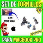 SET DE TORNILLOS MACBOOK PRO A1706 SILVER
