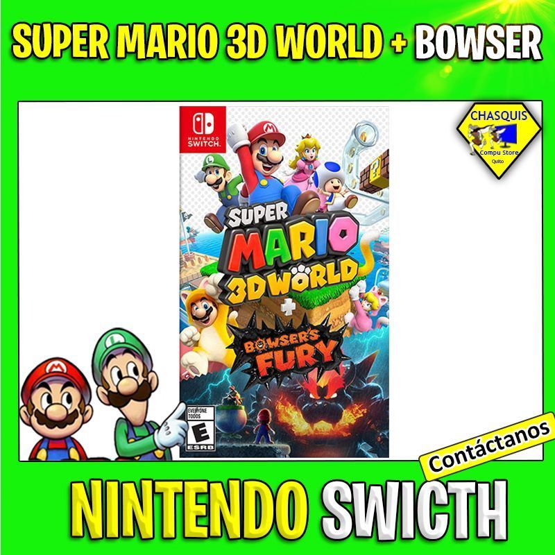 JUEGO DE NINTENDO SWITCH SUPER MARIO 3DS WORLD + BOWSERS