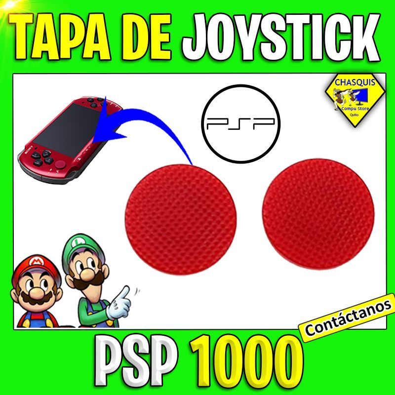 TAPA DE JOYSTICK PSP 1000 ROJA