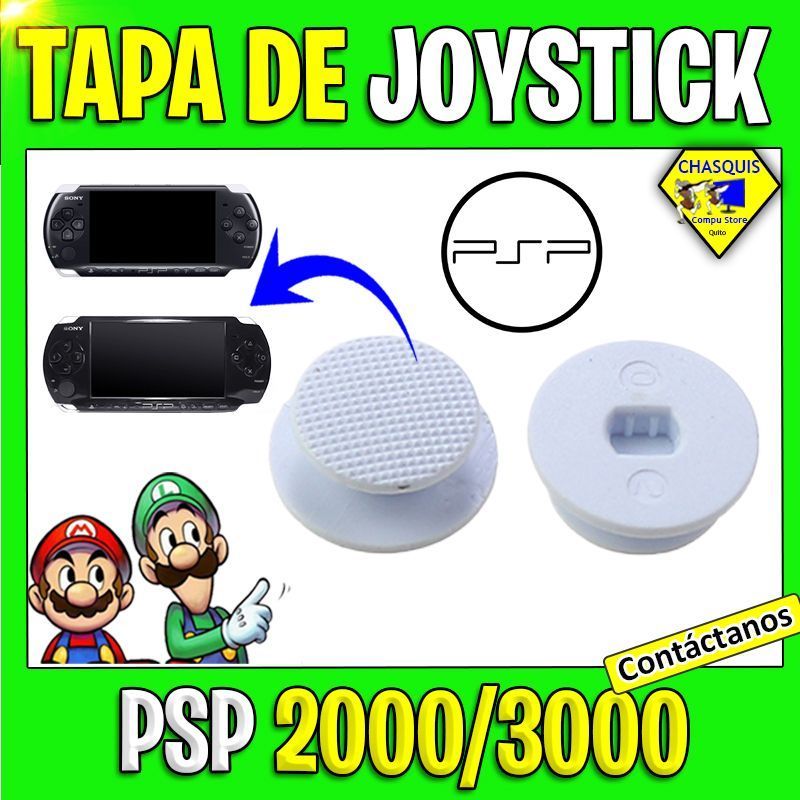 TAPA JOYSTICK BLANCA PARA PSP 2000 / PSP 3000 UNIDAD