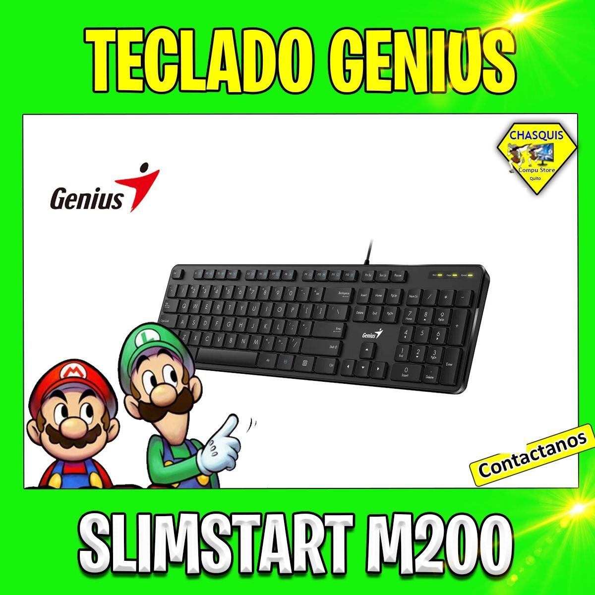 TECLADO GENIUS SLIMSTAR M200 USB