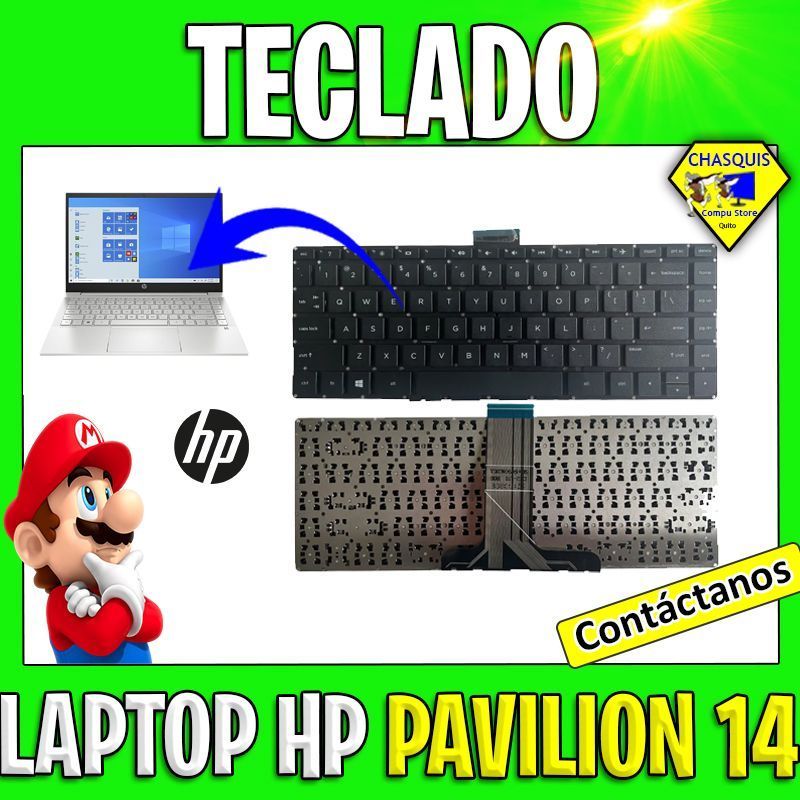 TECLADO PARA LAPTOP HP PAVILION 14 AX000 AX100 NSK CX3SQ