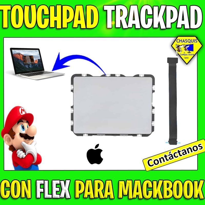 TOUCHPAD TRACKPAD CON FLEX PARA MACBOOK PRO RETINA 13" A1502 AÑO 2015 2835 810-00149-A 821-00184-A