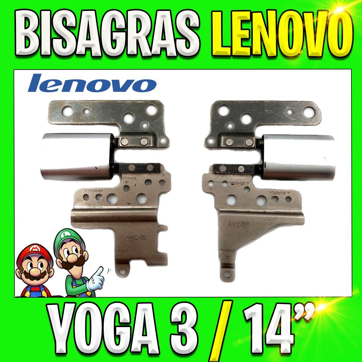 BISAGRAS DERECHA IZQUIERDA DE LAPTOP LENOVO YOGA 3
