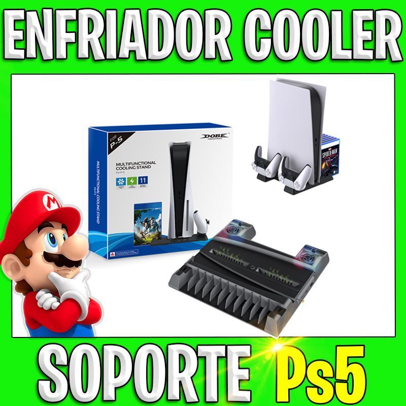 BASE VENTILADOR MULTIFUNCIÓN DOBE PARA PS5