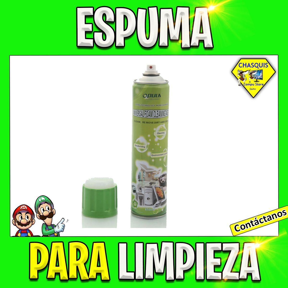 ESPUMA PARA LIMPIEZA DE EQUIPOS