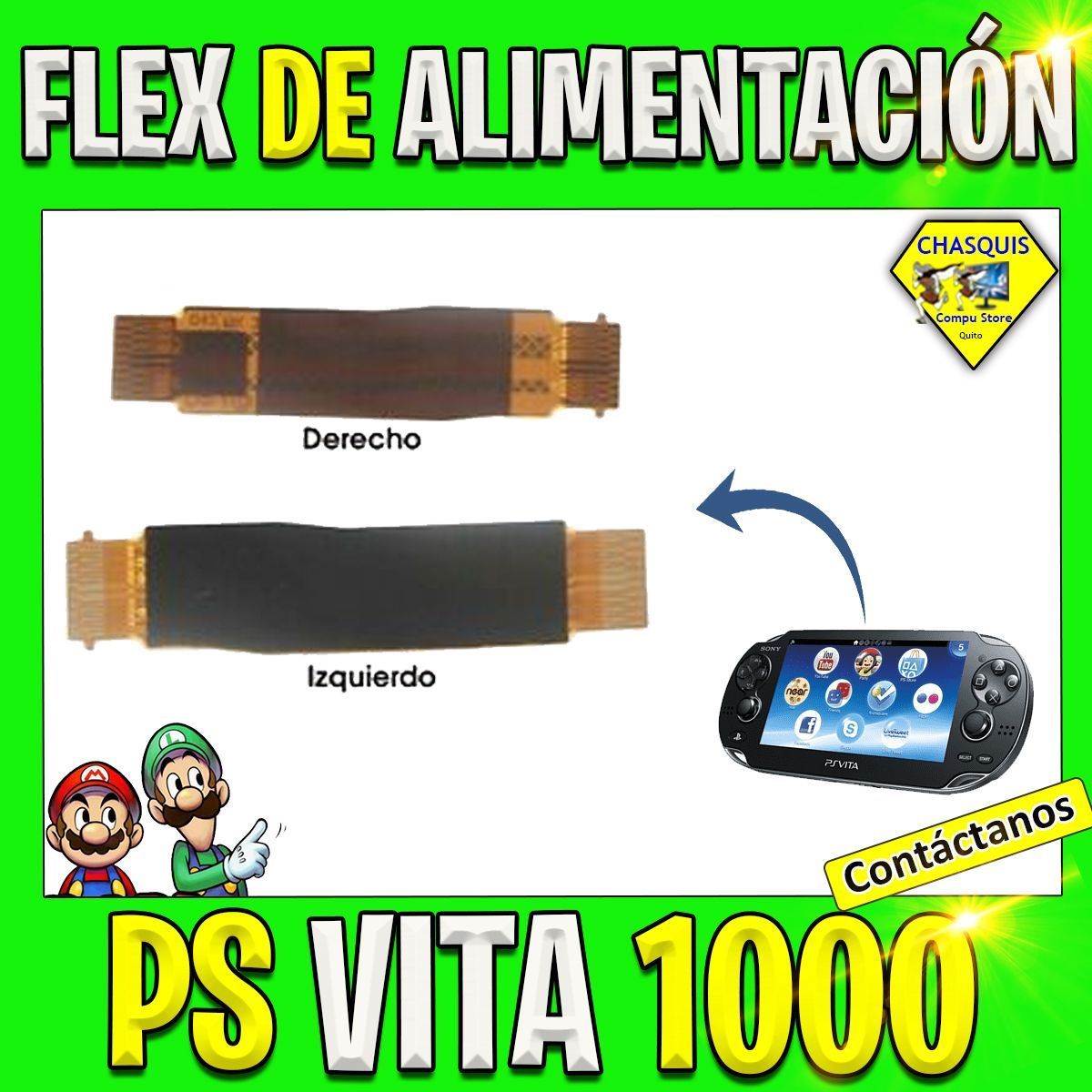 FLEX DE ALIMENTACION DERECHO PSVITA 1000 PS VITA FAT