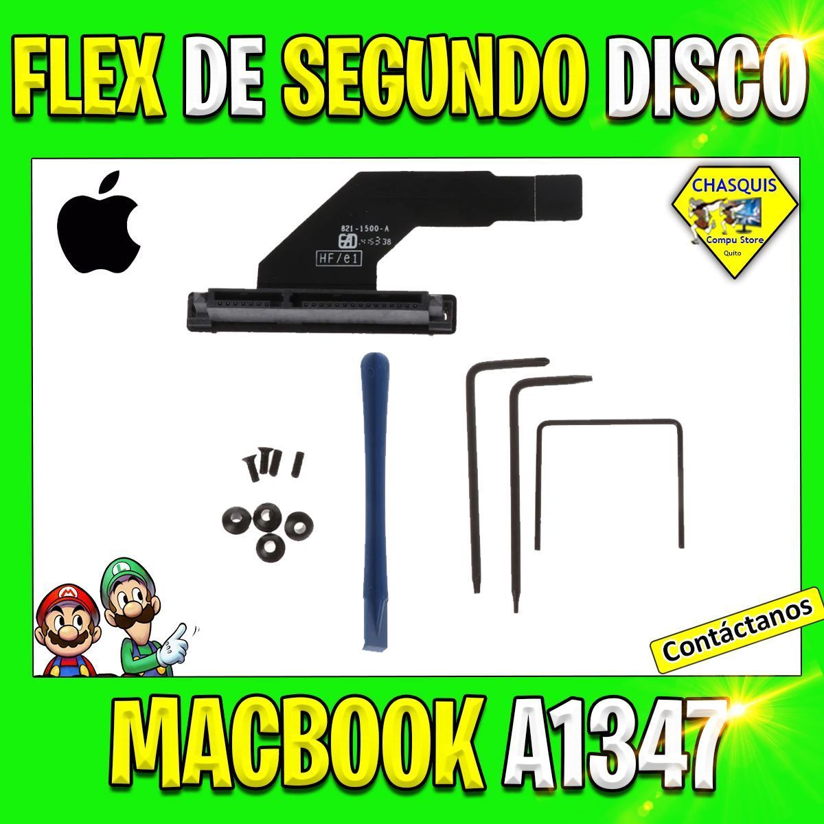 CABLE FLEX DE SEGUNDO DISCO DURO MAC A1347 KIT 821-1500