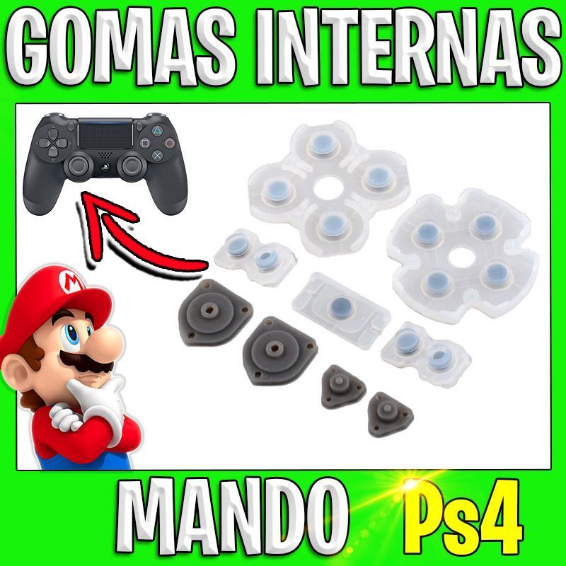 CAUCHOS INTERNOS PARA MANDO PS4 JDM 011/001 PRIMERA GENERACIÓN