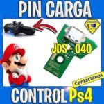 PIN DE CARGA CONTROL PS4 JDS040 CUARTA GENERACIÓN