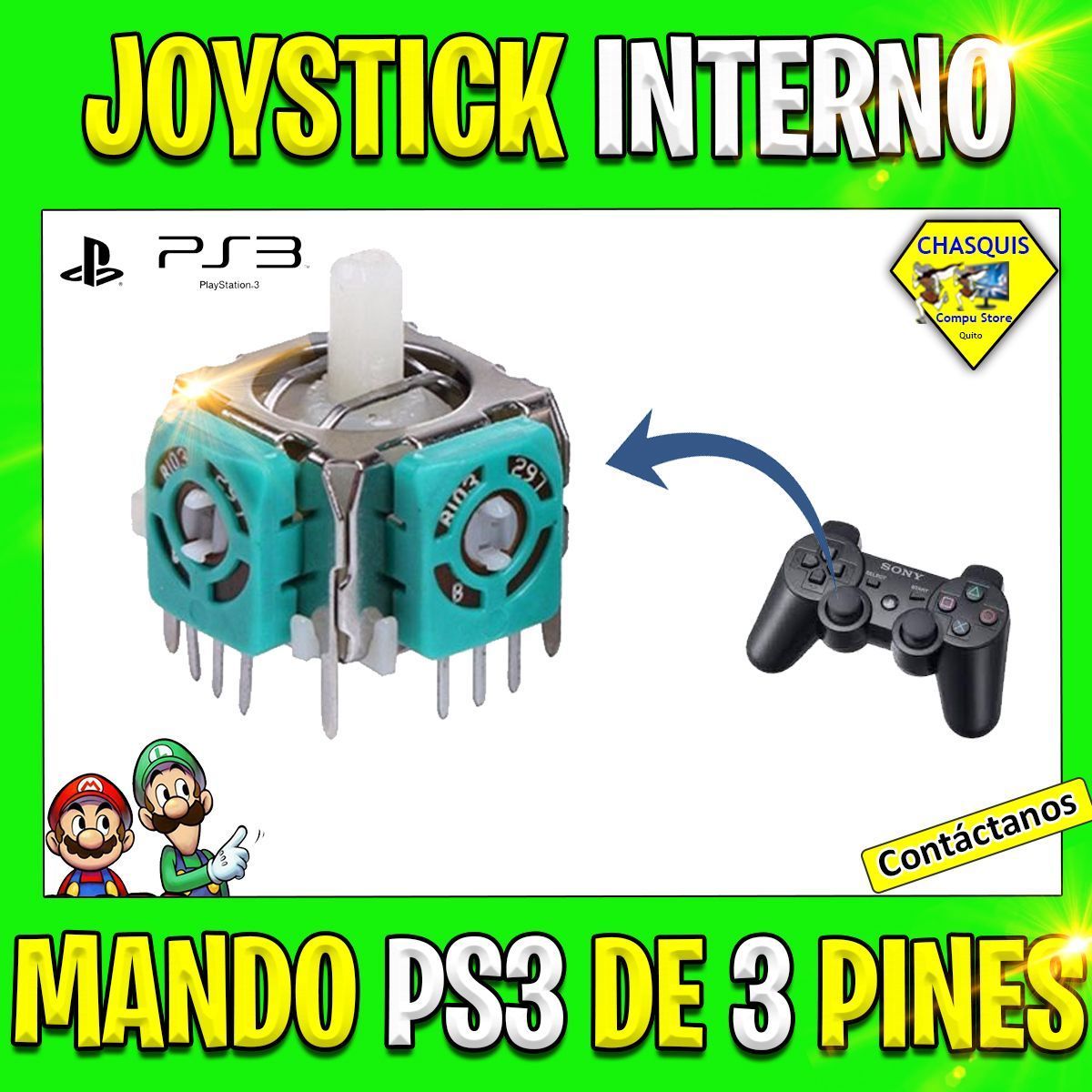 JOYSTICK PARA MANDO PS3 DE 3 PINES