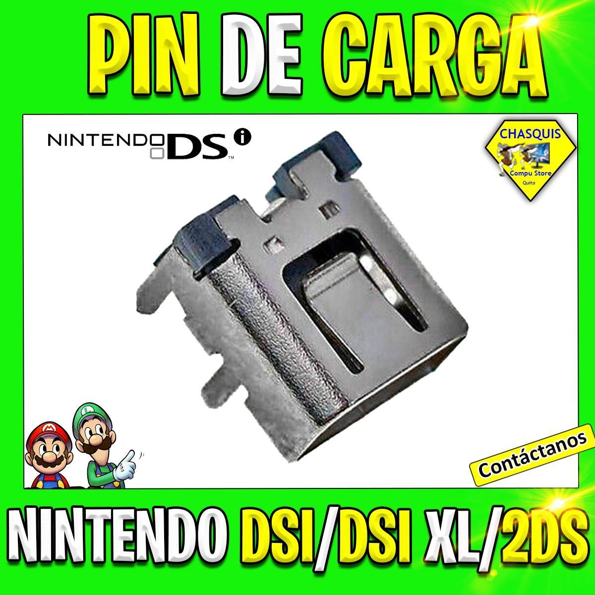 PIN/ PUERTO DE CARGA NINTENDO DSI / DSI XL / 2DS