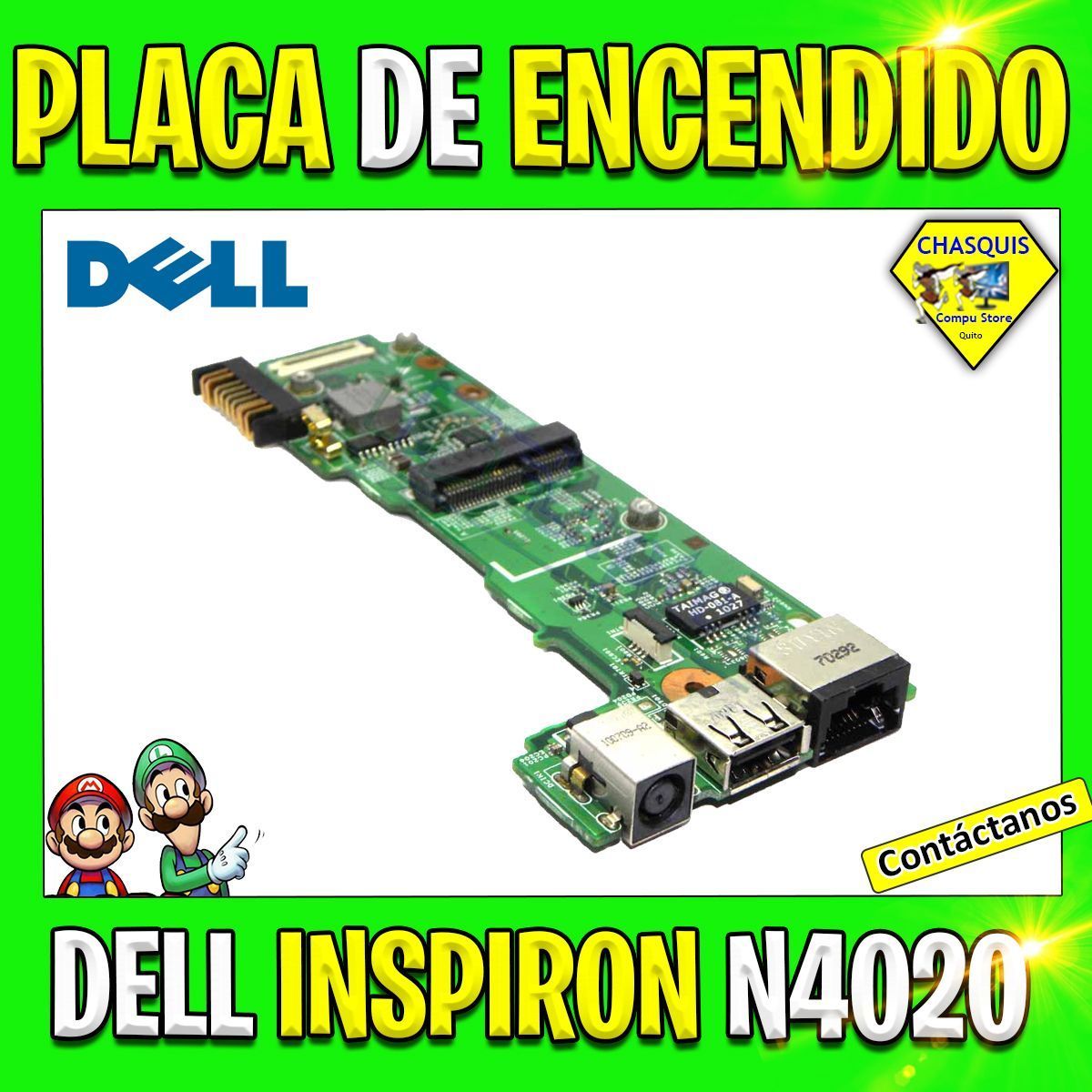 PLACA DE ENCENDIDO USB LAPTOP DELL N4020 /N4030