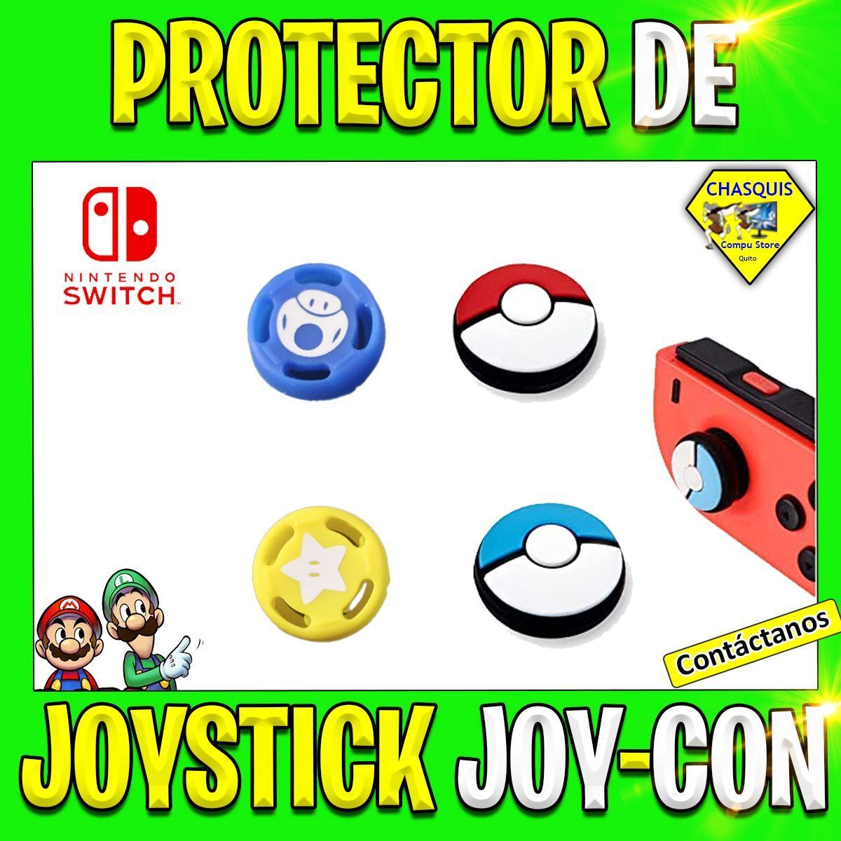 PROTECTOR DE JOYSTICK PARA JOYCON DE NINTENDO SWITCH PAR
