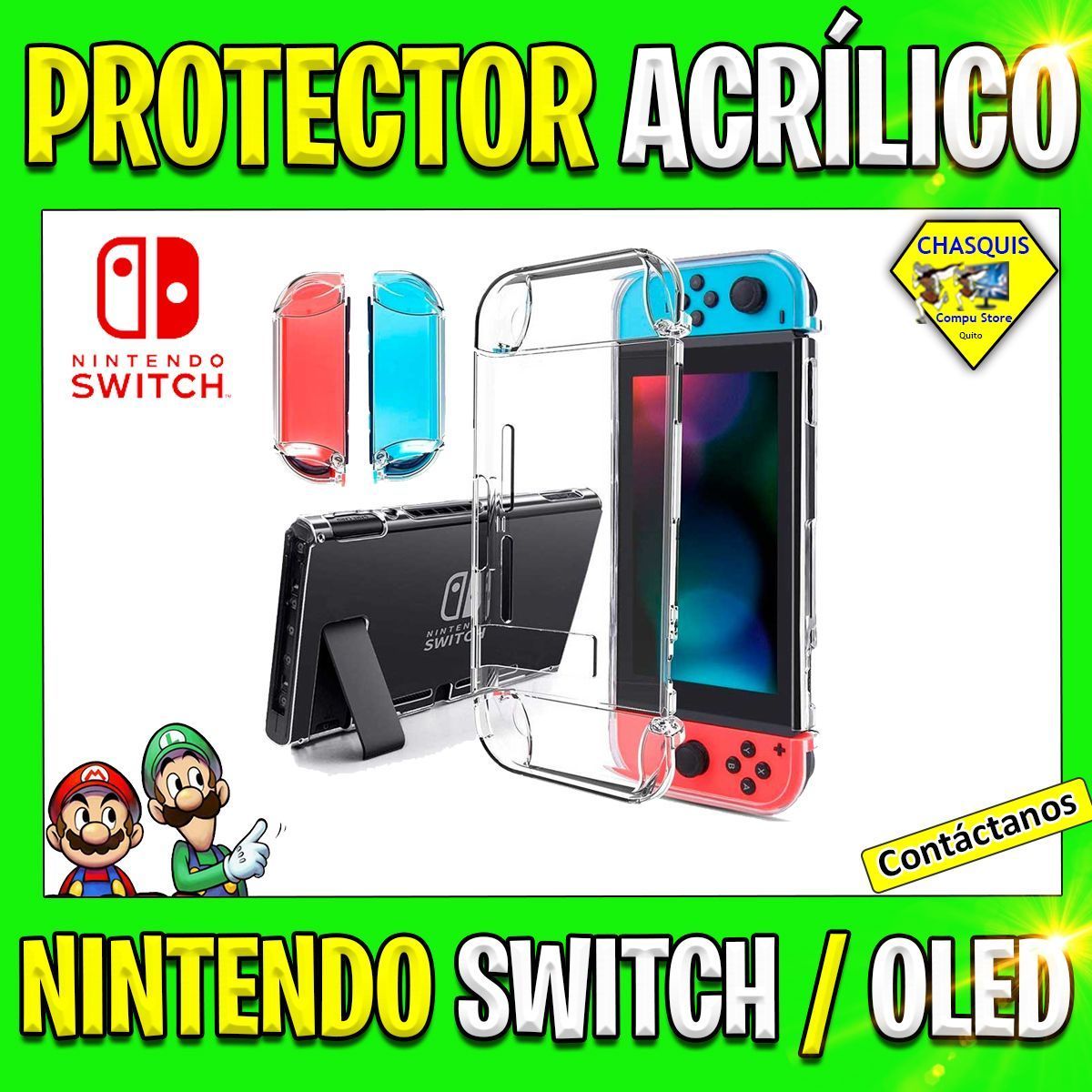 PROTECTOR DE ACRÍLICO PARA NINTENDO SWITCH
