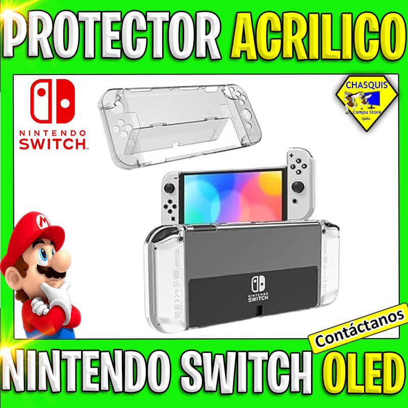 PROTECTOR DE ACRÍLICO PARA NINTENDO SWITCH OLED