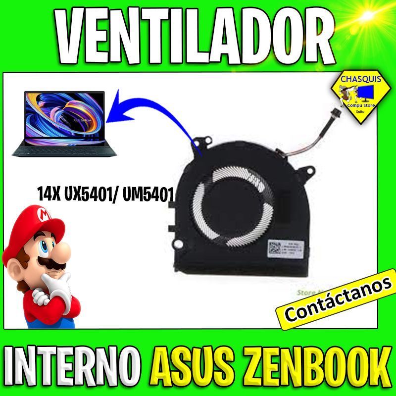 VENTILADOR INTERNO LAPTOP ASUS ZENBOOK 14X UX5401/ UM5401