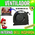 VENTILADOR INTERNO LAPTOP DELL INSPIRON G5 559 PARA CPU 12V