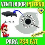 VENTILADOR INTERNO PS4 FAT DE BOTON 1200 PIN GRUESO