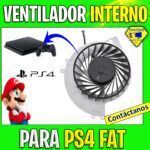 VENTILADOR INTERNO PS4 FAT DE SENSOR 1000 PIN DELGADO