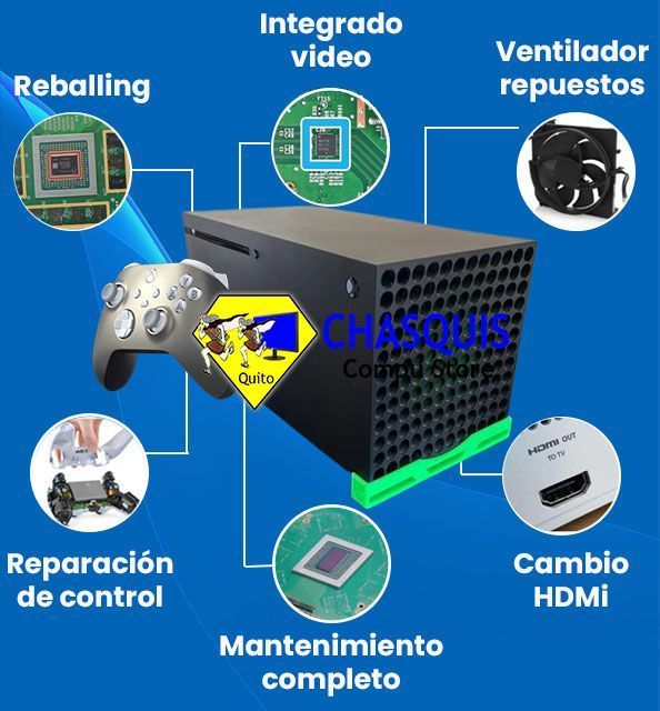 mantenimiento xbox series x quito