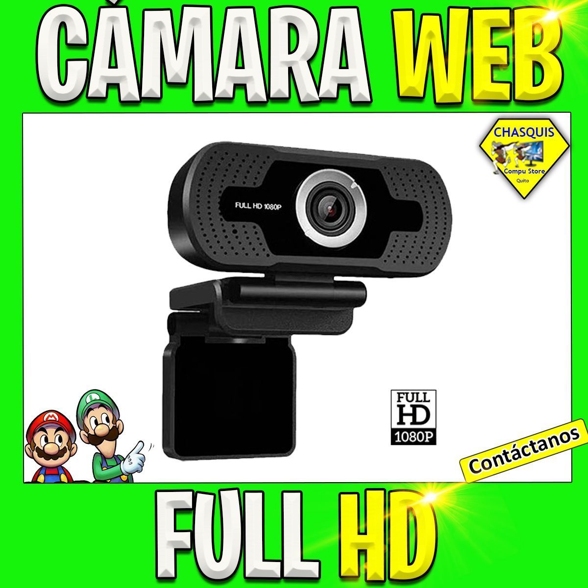 CÁMARA WEB FULL HD 1080p ARGOM TECH