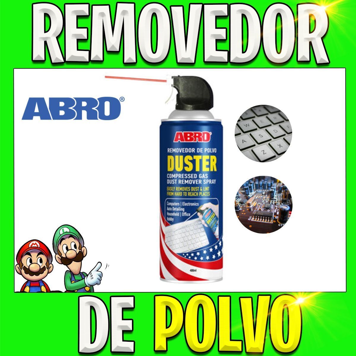 AIRE COMPRIMIDO ABRO 400ML